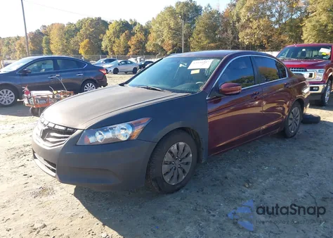 2012 Honda Accord 2.4 Lx from USA, damaged, VIN 1HGCP2E37CA093364